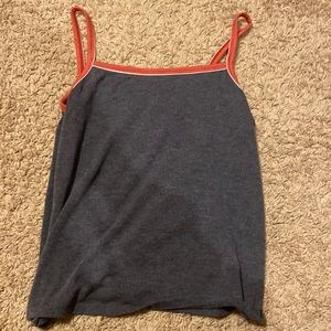 navy tank top
